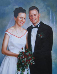 Wedding Art Portrait